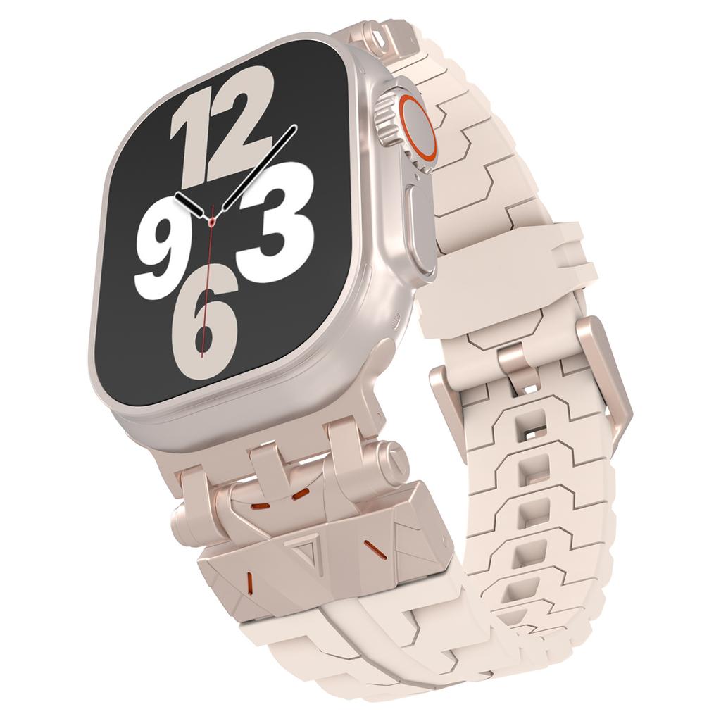 1 szt. Silikonowy pasek do Apple Watch S10 46mm dla Apple Watch Pasek mechaniczny 9 8 7 6 5 4 Ultra 2 49mm 45mm 44mm 42mm Bransoletka Akcesoria do smartwatcha