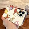 Winnie The Pooh Piglet Tigger Transparent Phone Case For iPhone 17 Pro Max 17E 11 12 13 14 15 16 Pro Max Plus 17 Air 16E 7 Cover