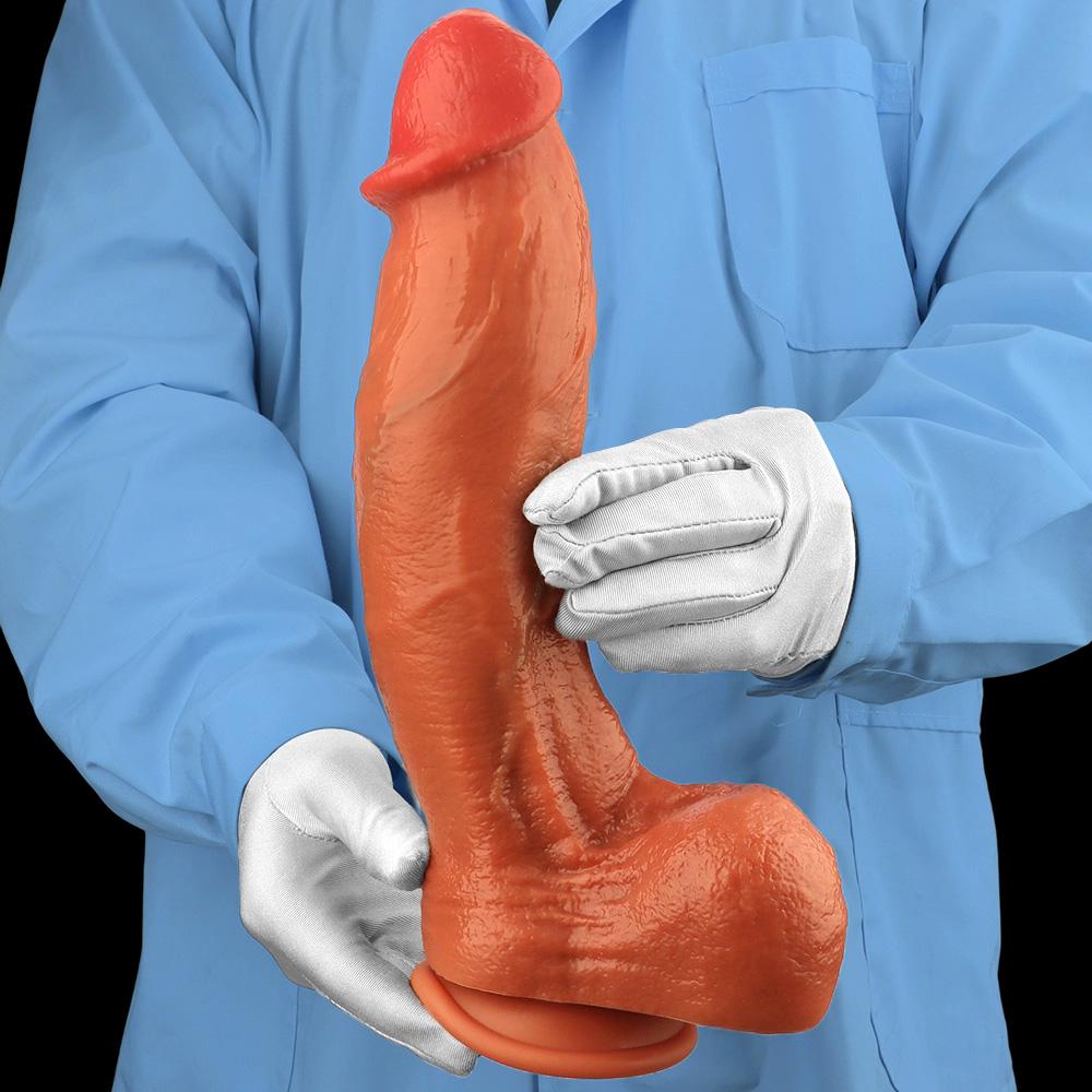 3 Size Large Liquid Silicone Dildo Simulated Penis Butt Plug Fisting Sex Toy Strap On Cock Big Dick Realistic Cock