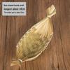 Handmade Bamboo Boat-Shaped Woven Fruit and Snack Storage Basket