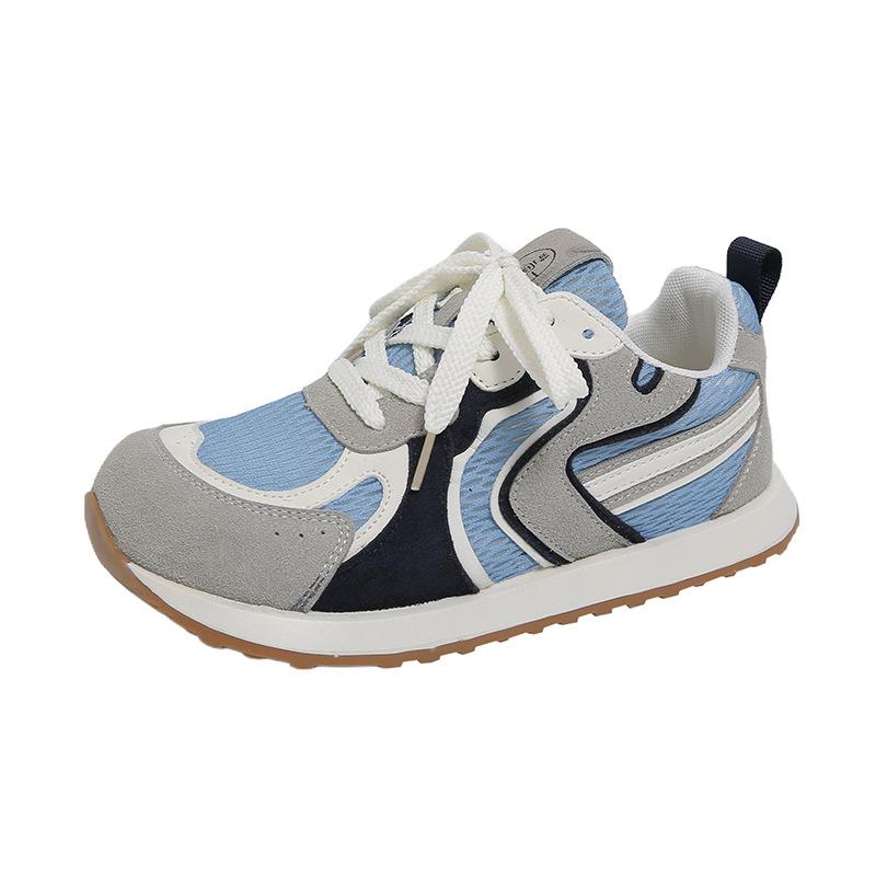 

Trendy contrasting color splicing Forrest Gump shoes women s 2025 new mesh breathable fashion versatile sports casual dad shoes 40