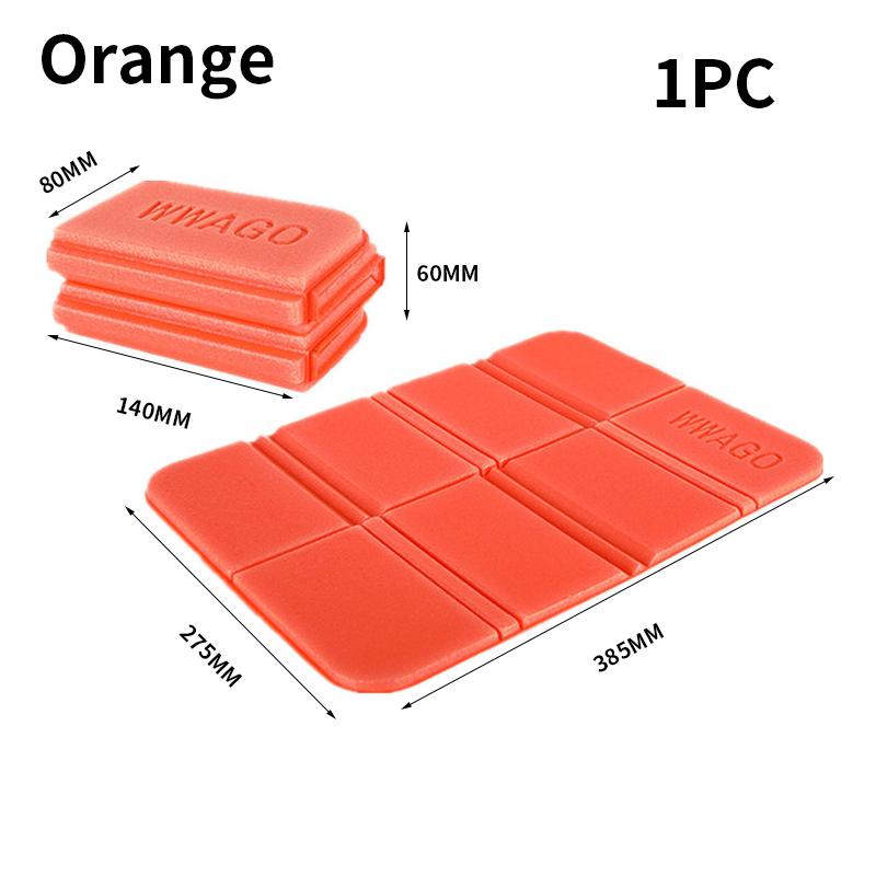 WWAGO Folding Anti-Moisture Mat Outdoor Portable Insulation Anti-Moisture Mat Hiking Seat Mat Xpe Foam Moisture-Proof Butt Mat