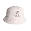 Hat Elegant Bear For Women Winter Lamb Wool Insulated Cap Fisherman