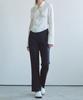 ETRE AU SOMMET Pocket Bootcut Slacks (Dark Gray)