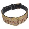 New Luxury Retro Knitted Embroidered Leather Dog Collar Soft and Adjustable Cowhide Dog Collar
