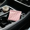Pu Leather Spring-Loaded Polka Dot Coin Purse With Key Ring Compact Design For Storing Coins Cards Keys Daily Use