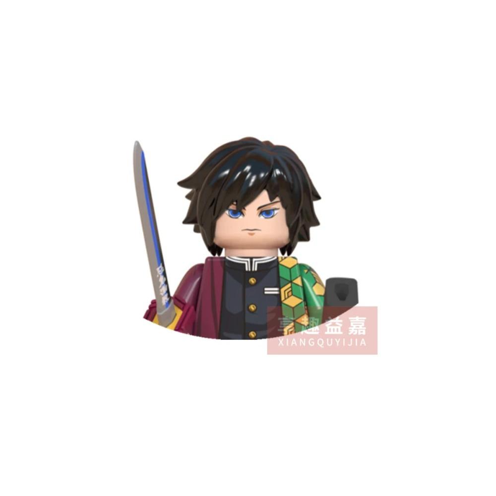 WM Blocks 6116 6137 6138 Demon Slayer Tanjirou Nezuko Inosuke Zenitsu Giyuu Rengoku Uzui Tengen Anime Bricks Building Blocks