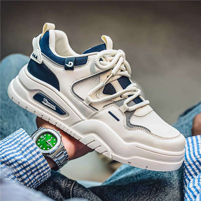 Fashion Round Nose Round Tip Summer Man Sneakers Chunky Runing Shoes For Men Training Sports Trendy Sunny Snaeaker Retro Sabot