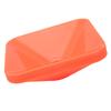 10PCS Training Cones Square Bright Color Stackable Compact Cones Marker for Sports Football Orange