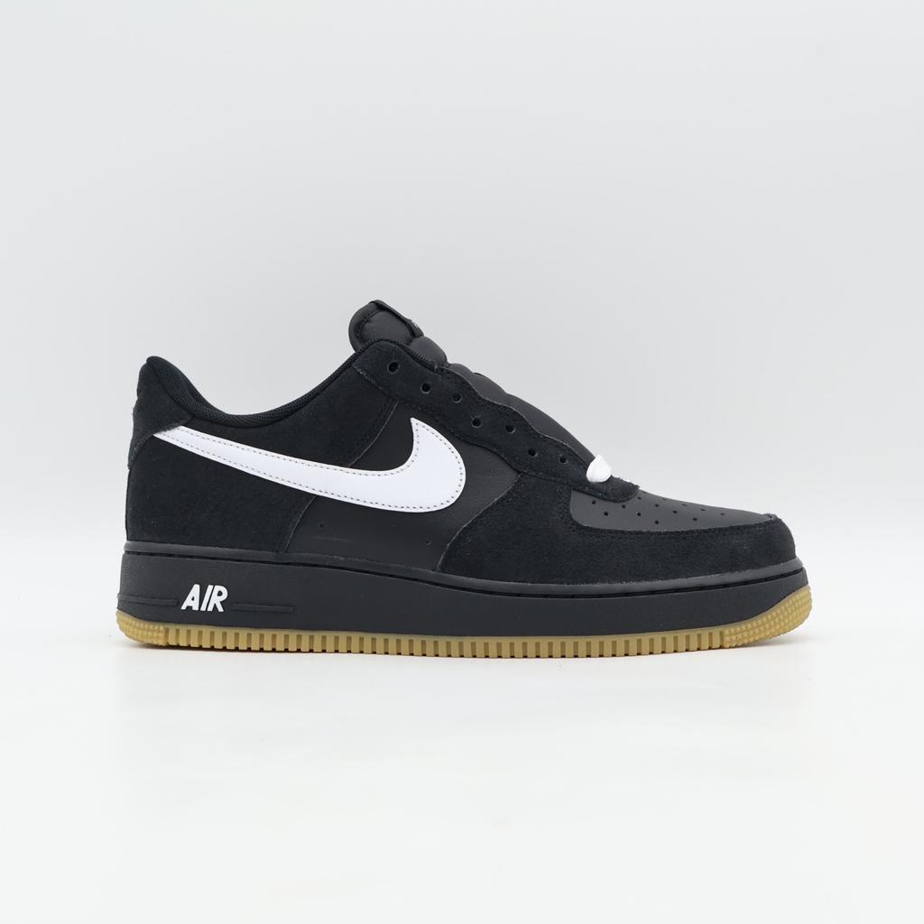 IB6388-001 Nike Air Force 1 '07 LV8 Black Gum Light Brown White (Men's)