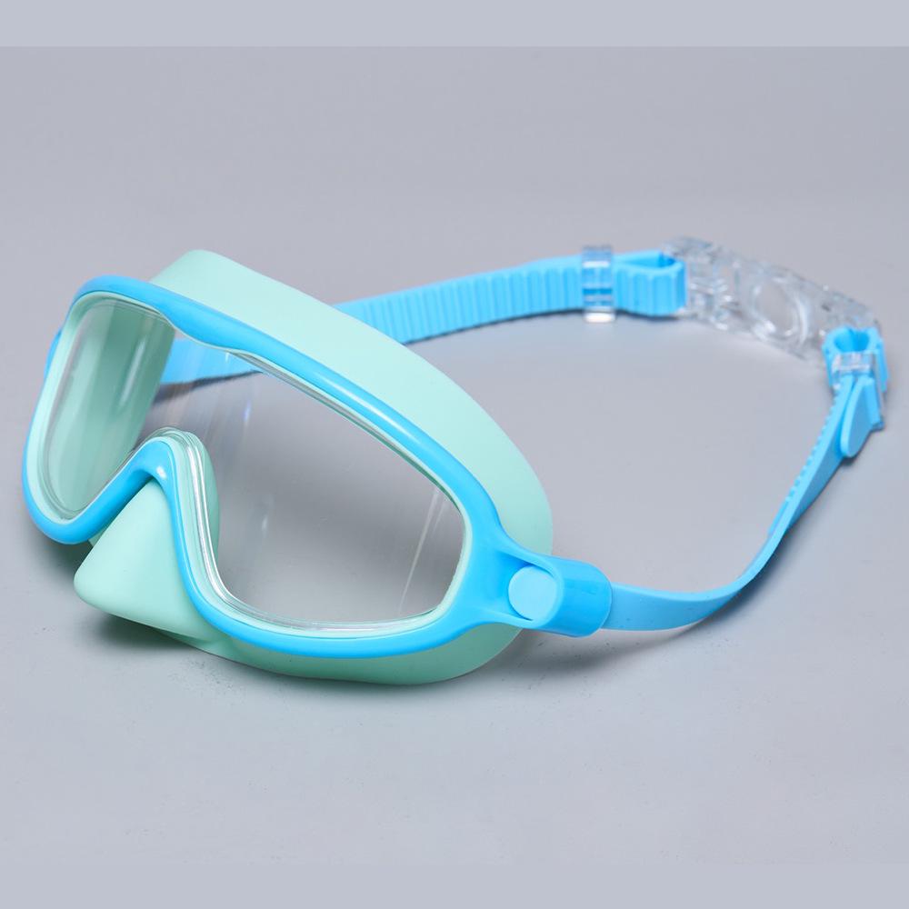 Diving and Swimming Goggles for Kids & Adults - Waterproof Anti-Fog Silicone, HD Vision, Comfortable Large Frame with Nose Guard