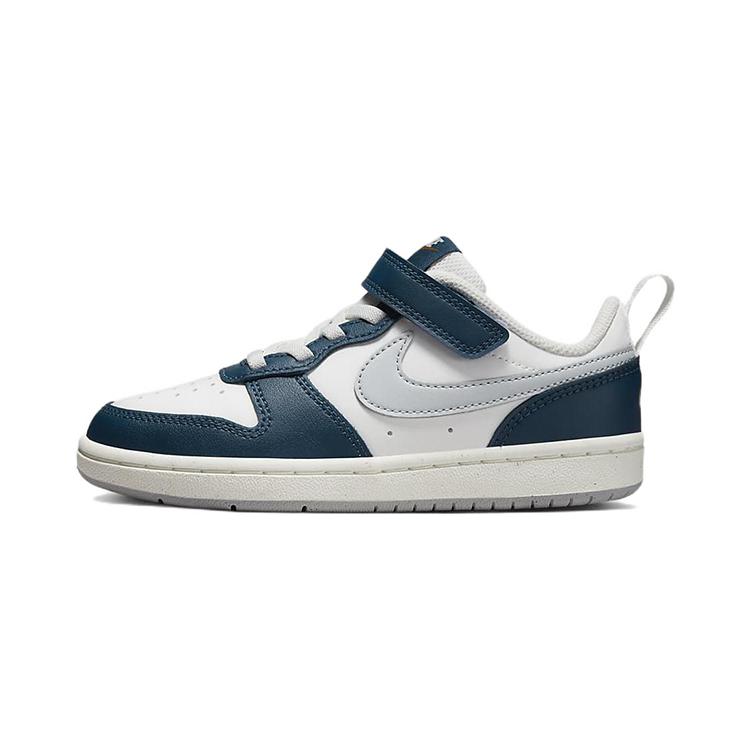 New Nike Court Borough Low 2 PS 'White Valerian Blue' BQ5451-121