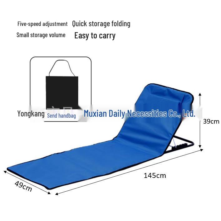 Chaise Longue de Plage Portative d'Extérieur & Tapis de Pique-nique - Imperméable & Pliable pour le Camping