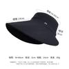 Wide-brimmed Black-coated Sun Protection Hat for Women, Summer UV Protection Sunshade Fisherman Hat, Outdoor Vacation Travel Sun Hat