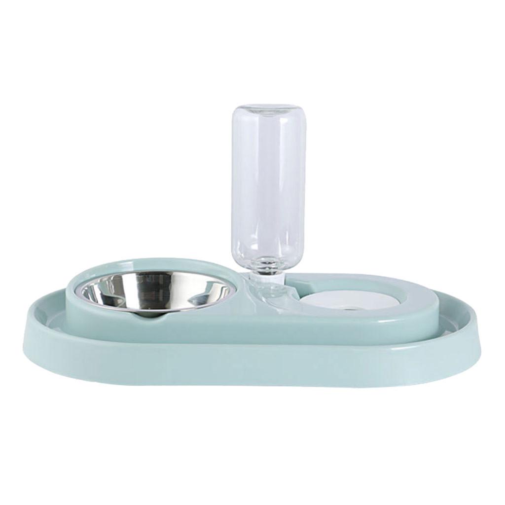 Dual-use Pet Bowl Plastic Bowl Dogs Cat Automatic Bowl Water Dispenser Feeder