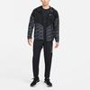 Nike Color Block Striped Running Training Hooded Jacket Men jackets Black DD6103-010