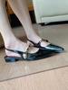 The Upper Feet Are Super Gentle!! Pointed Head Flat Bottom Lady Temperament Single Shoes Bag Head Empty Sandals