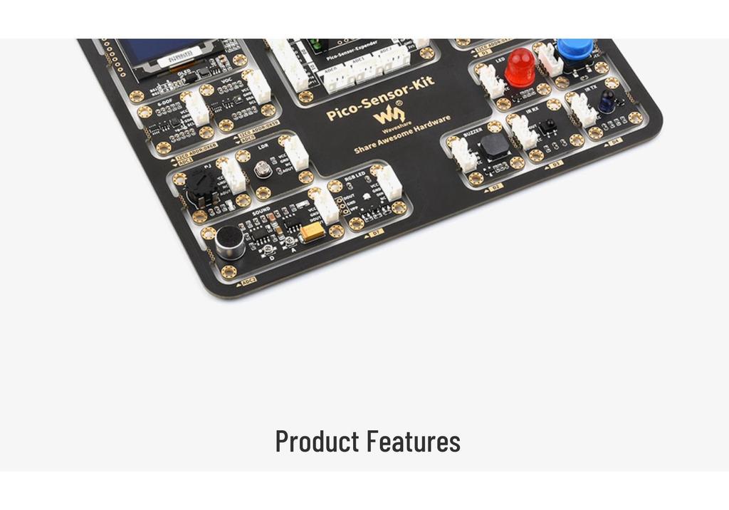 Raspberry Pi Pico Sensor Python Kit - Learning & Development Board