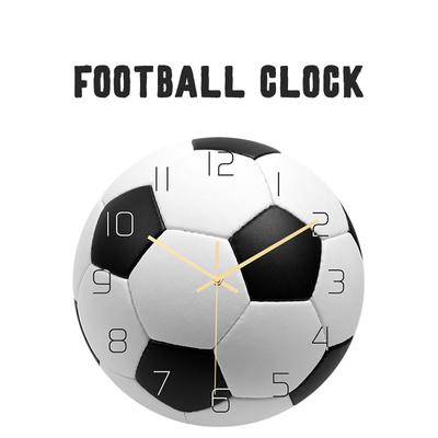 Football Wall Clock Bedroom Livingroom Alarm Clock  Gifts Present for Kids