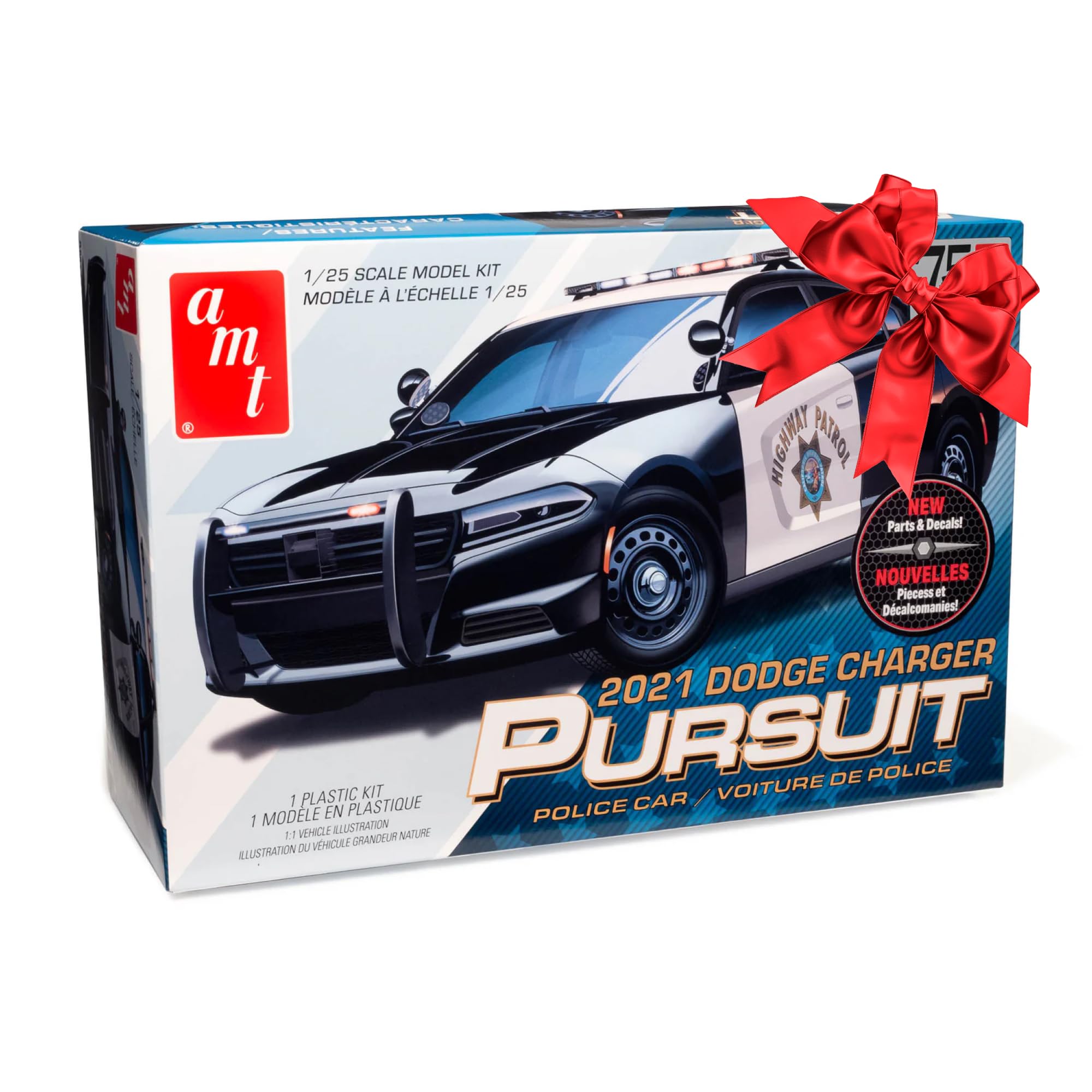 

AMT 2021 Dodge Charger Pursuit Police Car Plastic Model AMT1324 1/25
