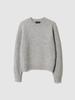Pokeopeiseu (W)Comfort Round Neck Kint Light Gray
