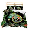 Lizard Animal Bed Three-Piece Quilt Cover 3D Digital Printing Kit
