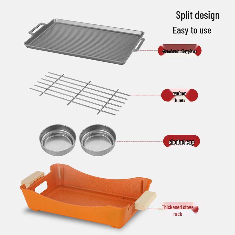 Kashicong Commercial Non-stick BBQ Warming Grill