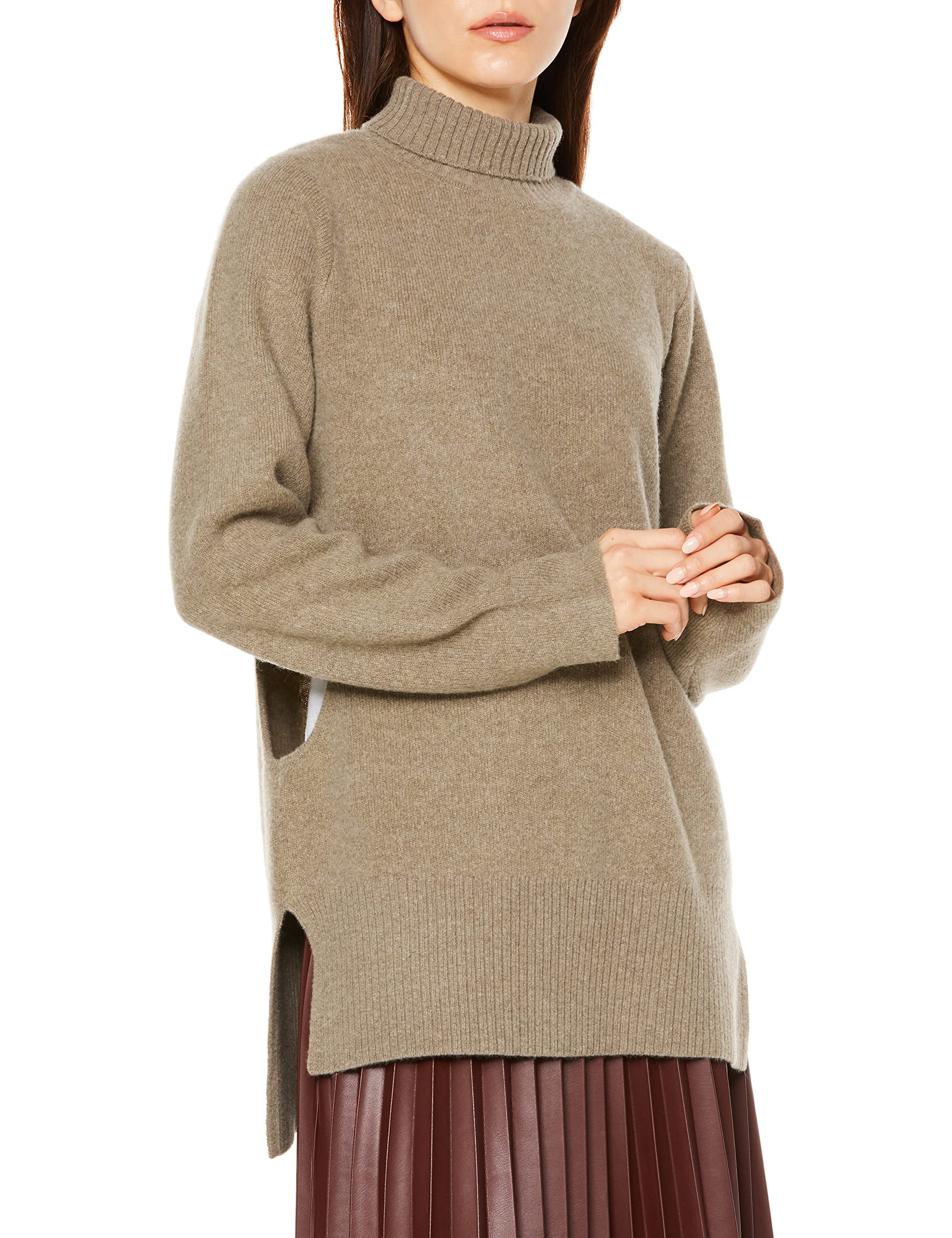 

Miesloe Дизайн с боковым отверстием Вязаный MWNT224021 MOC F Женский