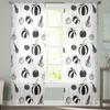 Autumn Pumpkin Simplicity Tulle Curtains For Living Room Sheer Curtain For Bedroom Window Blinds Voile Curtains