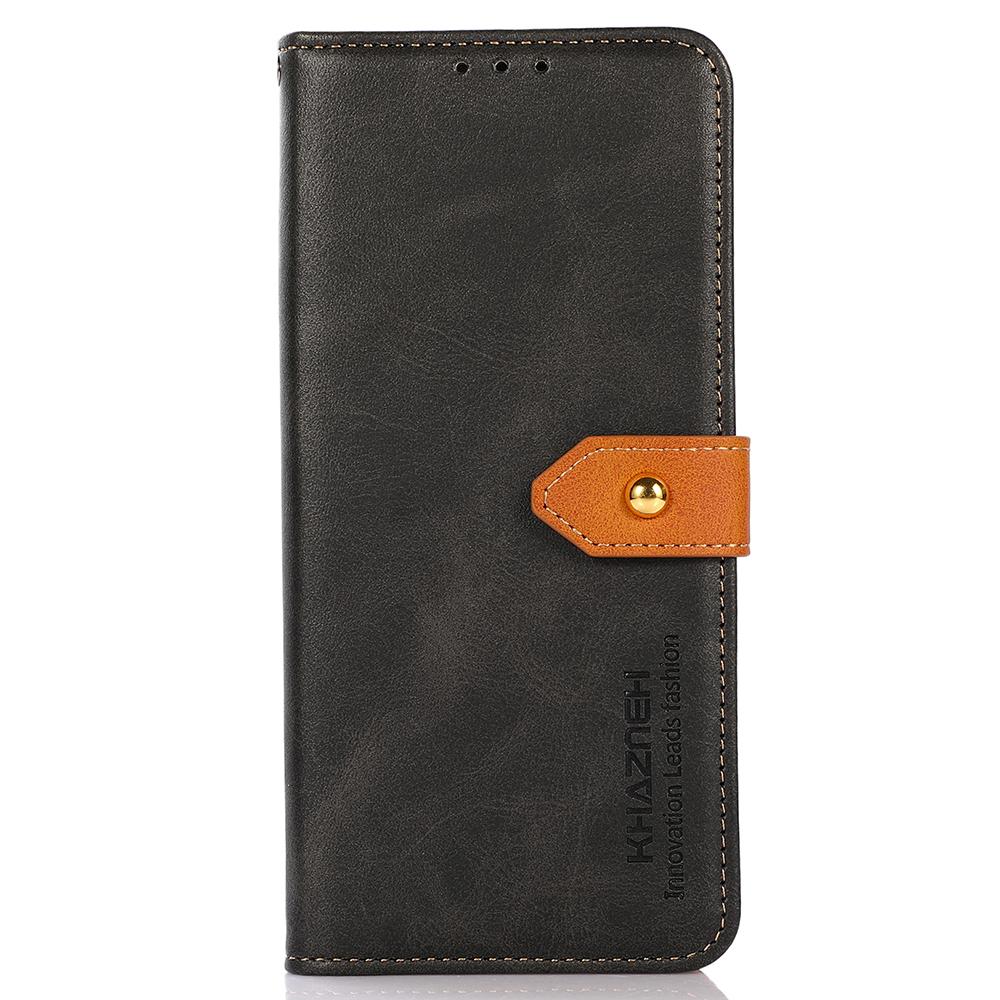 KHAZNEH For Motorola Edge 50 Pro 5G Magnetic Phone Case PU Leather Card Holder Stand Cover