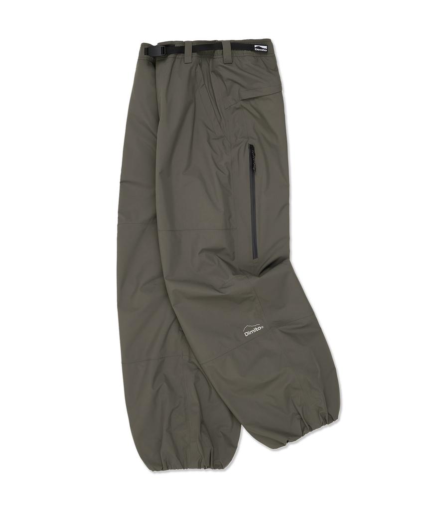 DIMITO Air Vent Banded Pants (Wide Fit Lv.1) Dark Olive