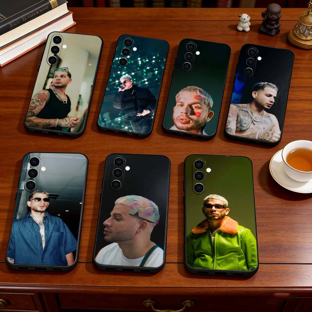 Dei V Quien Es Dei V Phone Case Black Silicone Soft For Samsung Galaxy A73,A72,A71,A70,A53,A52,A51