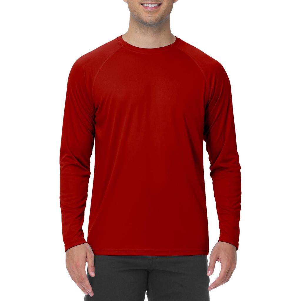 Men's Sun Protection Shirts Spring Summer UPF 50+ Long Sleeve Quick Dry Men Shirts Breathable Hiking Fish Performance Tops UV-Proof