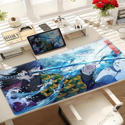 Tappetino Mouse Demon Slayer Giapponese Kimetsu No Yaiba Tanjiro Accessori Gaming Mousepad Anime Azienda Mousepad Ufficio Scrivanie Gamer