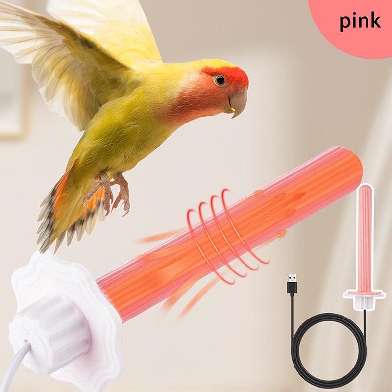 Parrot Station Pole Toys Grinding Stand Claws Winter Warm Birds Standing Stick Pet Birds Supplies Birds Cage Accessories