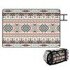 Picnic Blanket, 300x200CM Large Beach Blanket Outdoor Picnic Mat with Integrated Strap for Camping, Mix-Colour