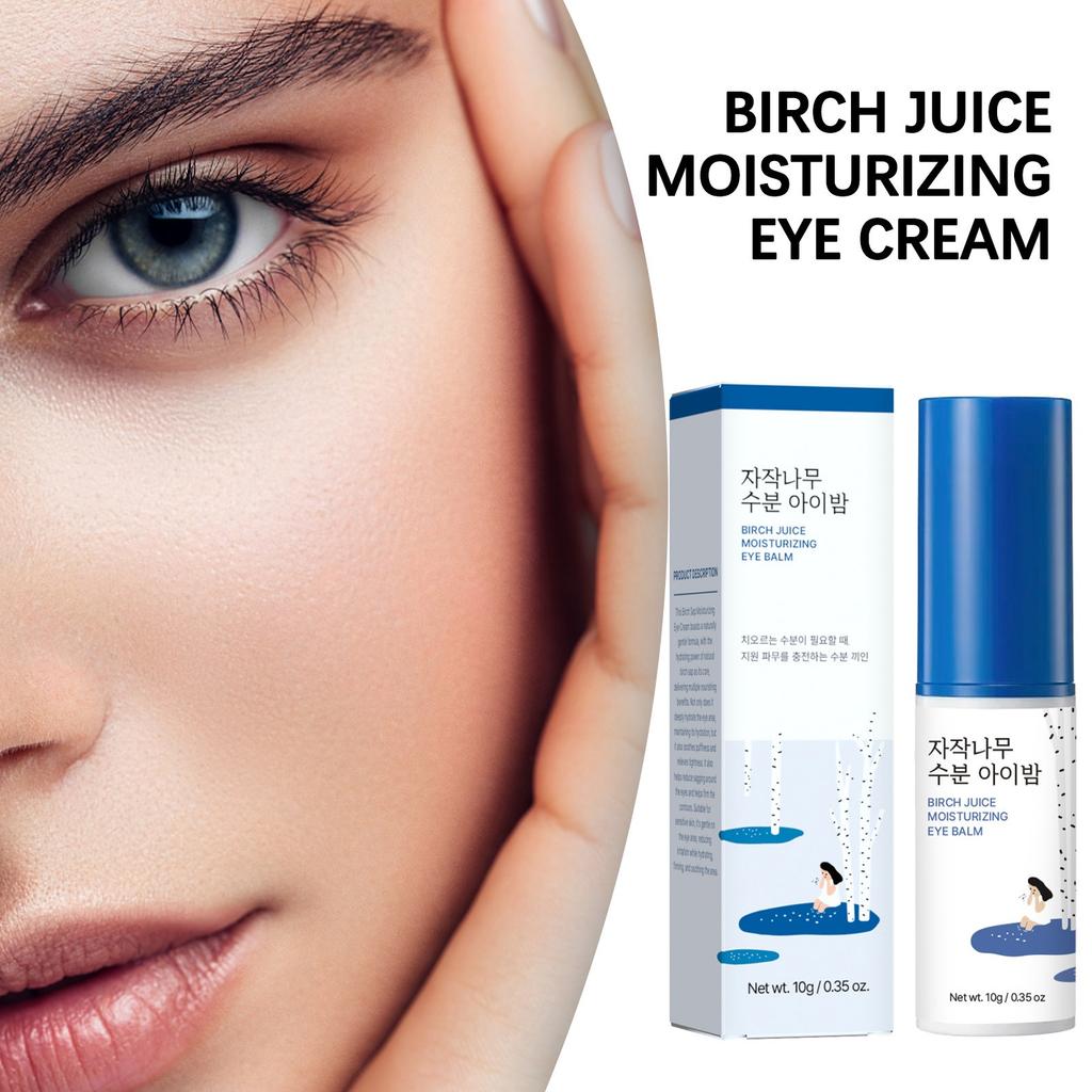 Revitalizing Moisturizing Eye Cream with Birch Sap, Deep Hydration, Brightening and Nourishing for Under Eye Area, 10g