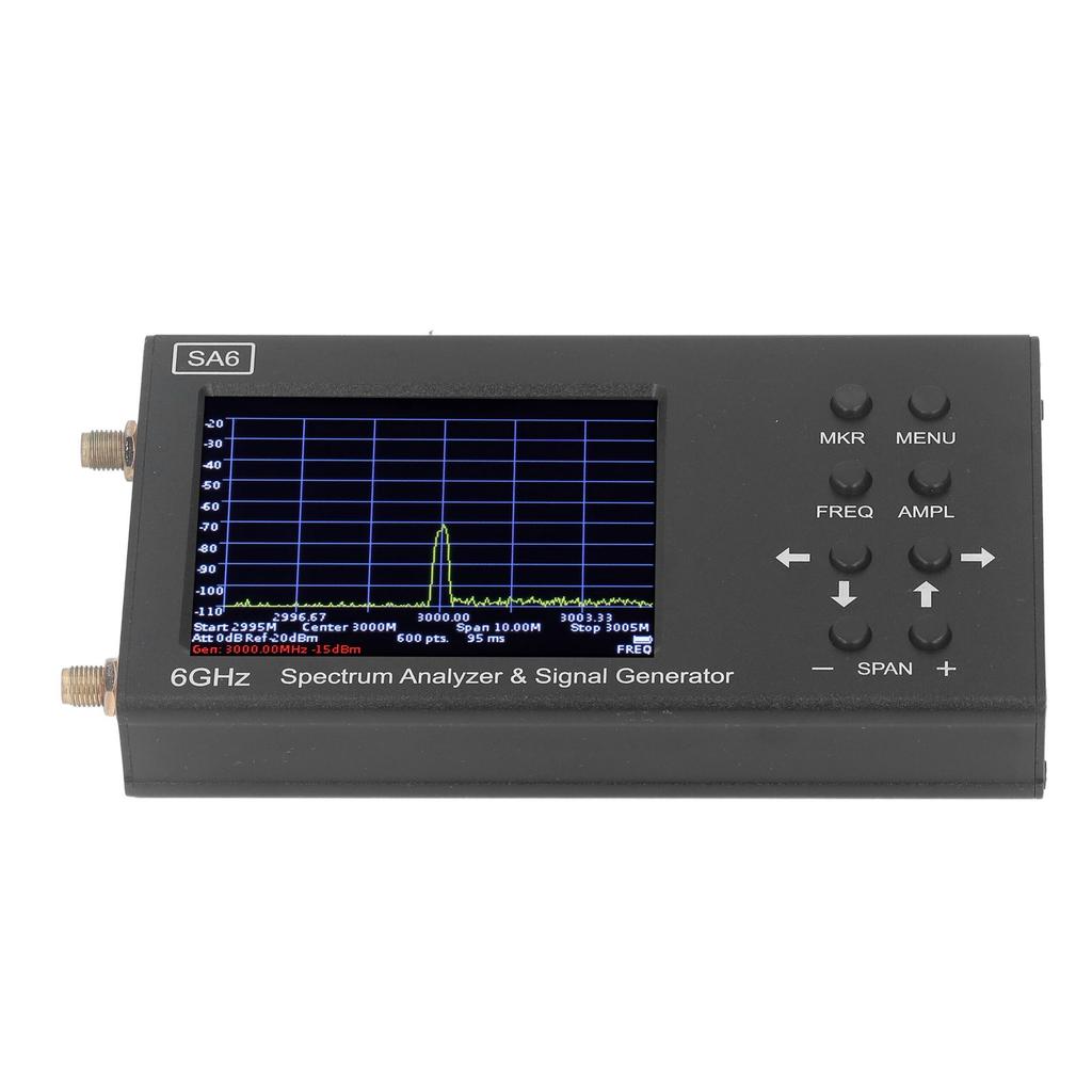 SA6 6G Portable Spectrum Analyzer WiFi 35 To 6200Mhz Multifunctional Wireless Signal Tester
