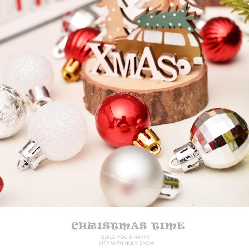 30PCS Christmas Balls Tree Ornaments Home Decorations Hanging Pendants