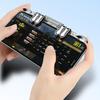 K19 Gaming Trigger Mini Six Finger Control Metal Game Shooter Fire Button Aim Key for Smartphone