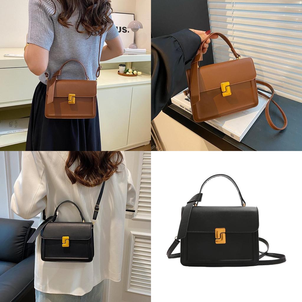 Fashionable Retro Women's Handbag 2024 New Trendy Small Square Bag For Daily Use