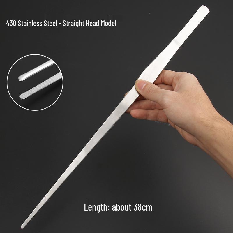 Extra Long Stainless Steel Tweezers for Aquatic Plants and Turtle Feeding
