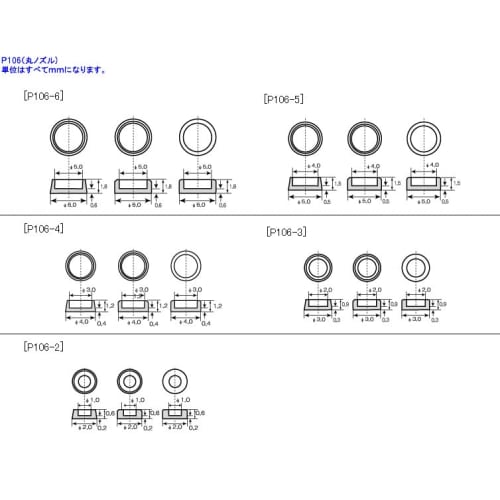 Kotobukiya M.S.G Modeling Support Goods Plaunit P106 Round Nozzle (S) Non-Scale Plastic Model