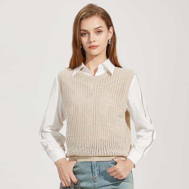 

Women s Solid Color Casual Vest S