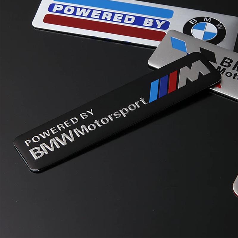 1 Peça Adesivos Metálicos 3D Decalque para Carroceria e Porta-malas Para BMW Performance F10 F30 E46 E90 E60 G30 F20 X5 E70 E39 E36 E87 X7 E92 E91 E28 X3