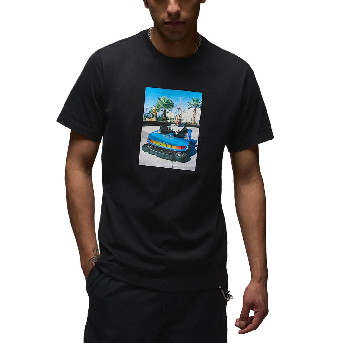 

Jordan Comfortable Stylish Fitted Versatile Short Sleeve T-Shirt Men Tops Black HJ2401-010 XXL