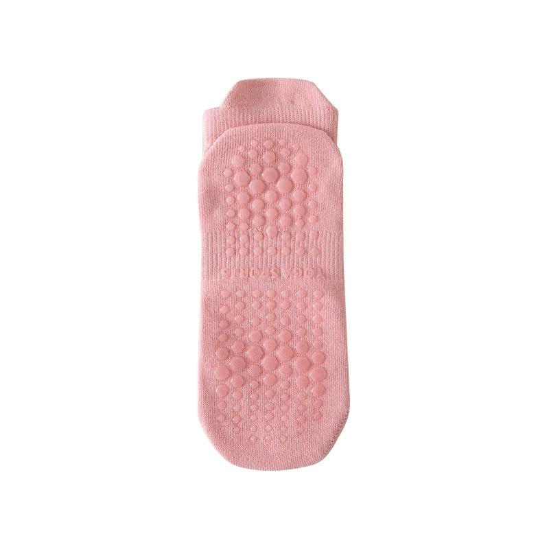 Damen Frühling und Sommer Yoga Fitness Pilates Silikon Rutschfest Knochenlos Mesh Sport Kurze Tube Baumwollsocken