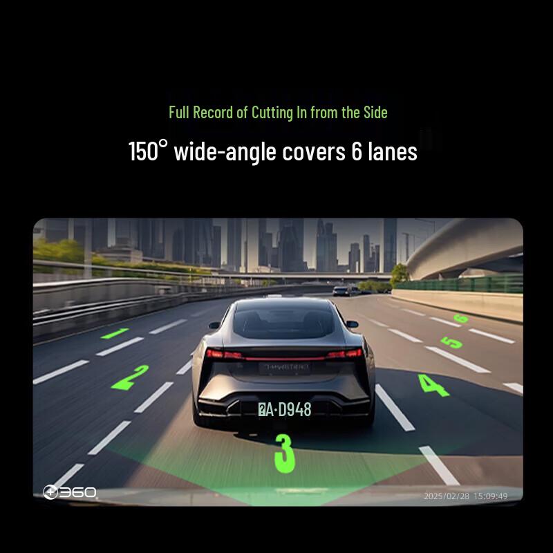 360 G300 3K Dual Dash Cam (CN version)