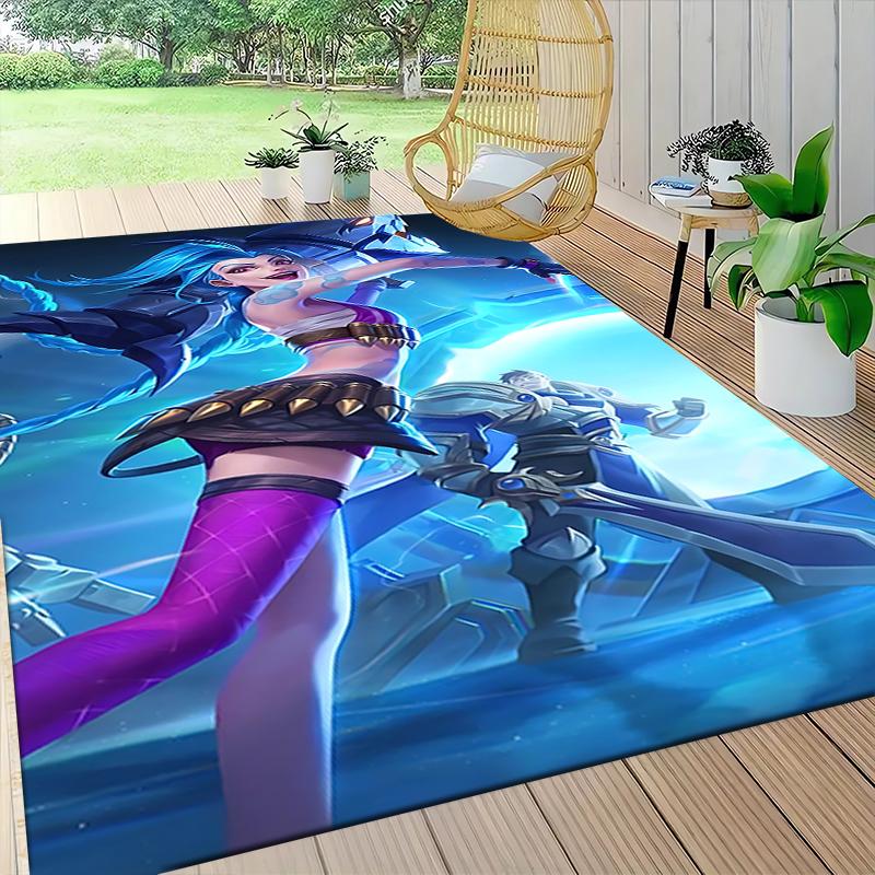 Fantasy Heroes Unite Carpet Rug Soft Washable Antislip Home Living Room Sofa Mats Personalized Christmas Rug