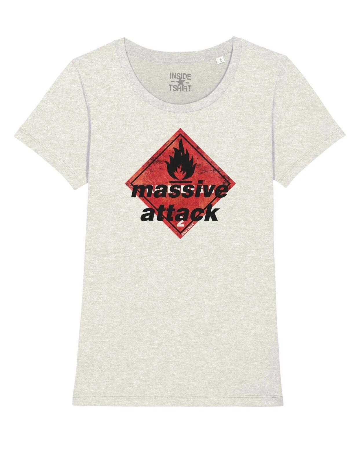 

Massive Attack Blue Lines Mezzanine Alternative Trip Hop T-Shirt Girl M